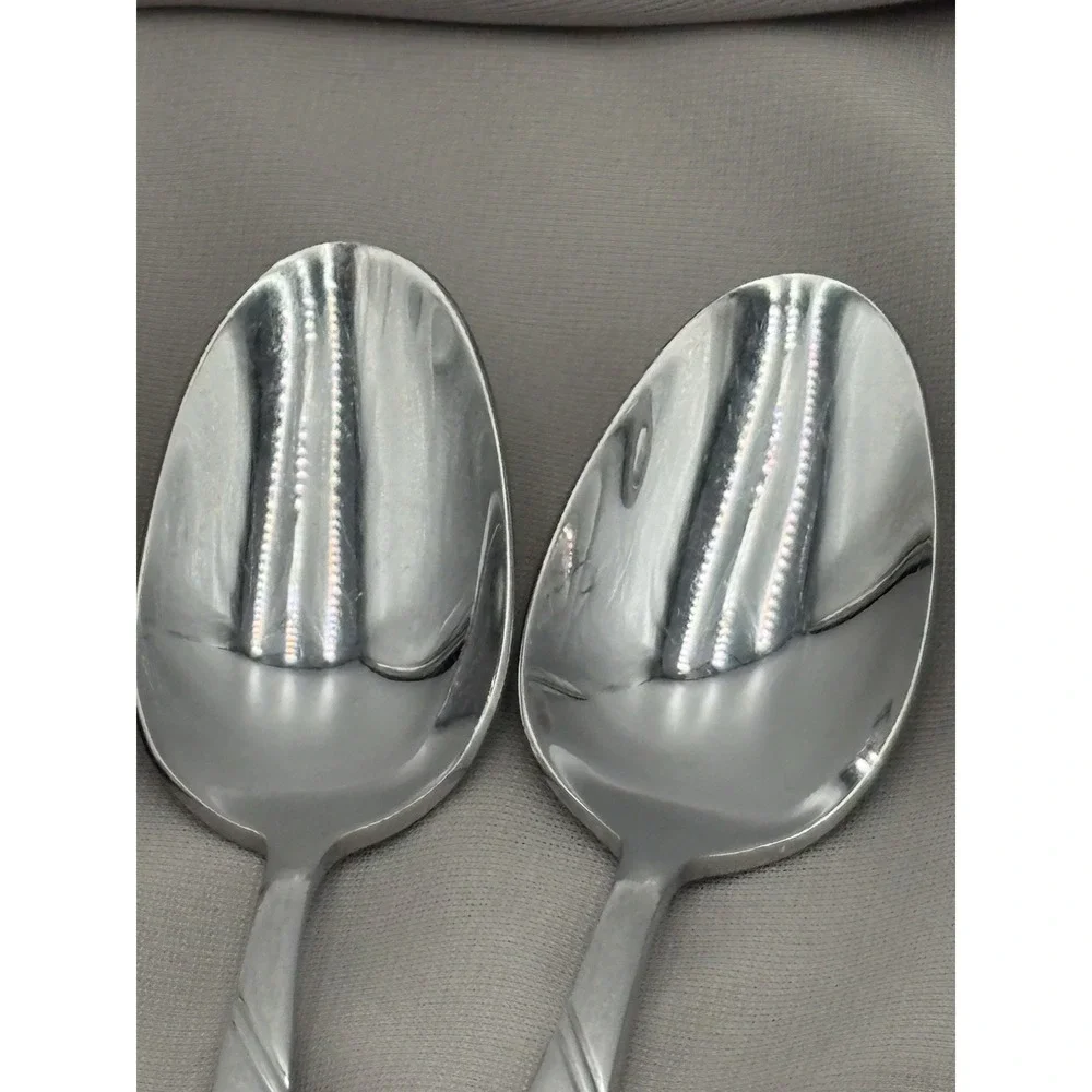 4‎ FOUR Oneida RISOTTO Soup Place Spoons 6 7/8